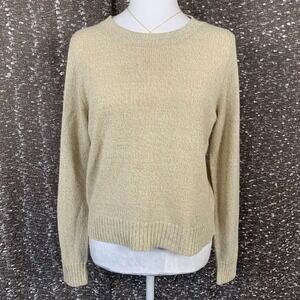 H&M Divided Knit Tan Sweater Long Sleeve Pullover Women's‎ Small